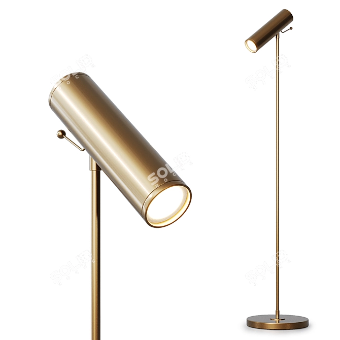 Luxury Lloyd Floor Lamp 3D model image 1