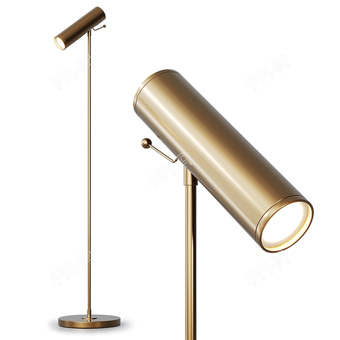 Luxury Lloyd Floor Lamp 3D model image 4