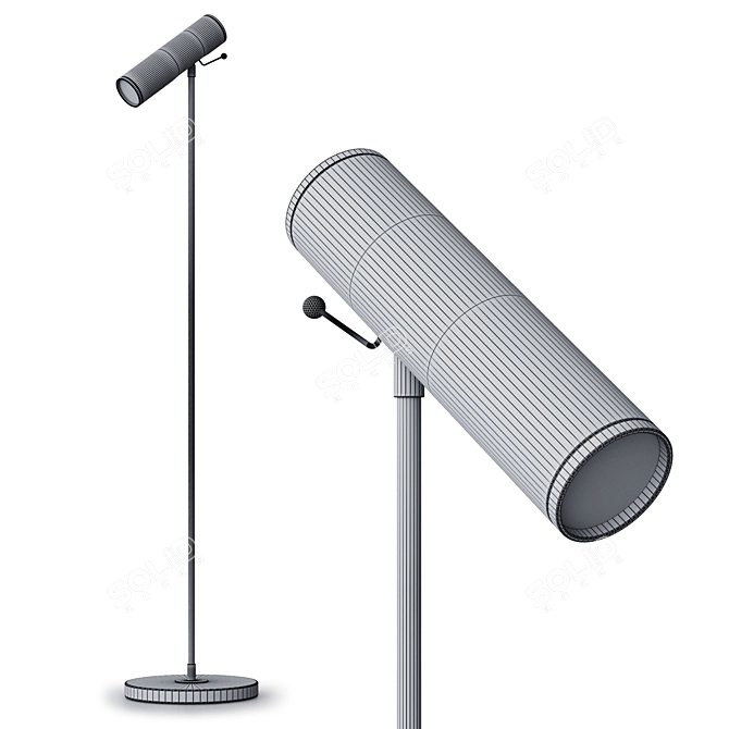 Luxury Lloyd Floor Lamp 3D model image 6