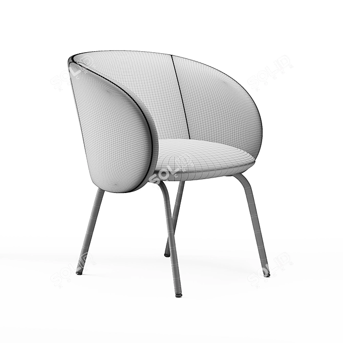 Nebula Seat Trio Collection 3D model image 4