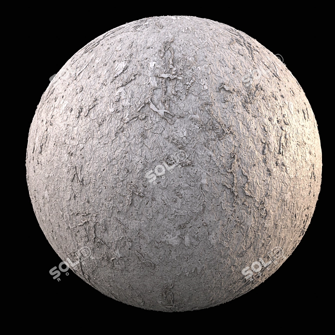 PBR Decorative Plaster 3D Maps 3D model image 3