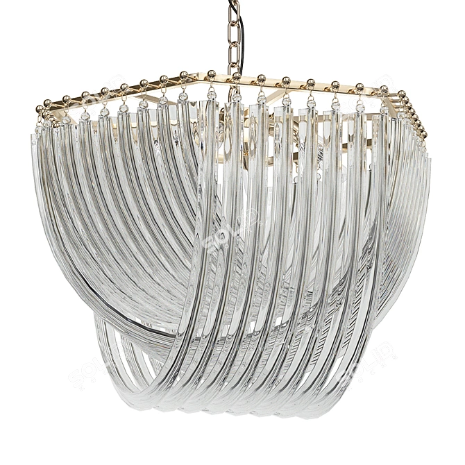 ImperiumLoft Hanging Chandelier FLOW 3D model image 1