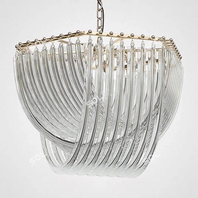 ImperiumLoft Hanging Chandelier FLOW 3D model image 2