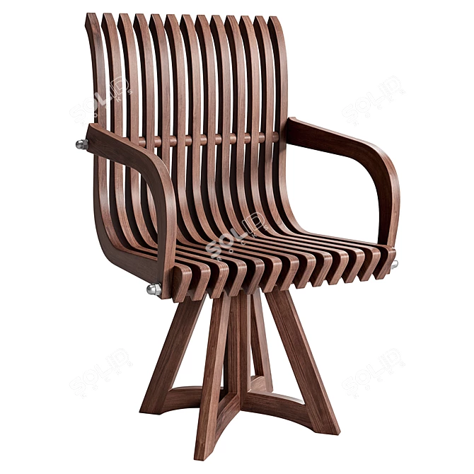 Modern Armchair Se_03 3D model image 1