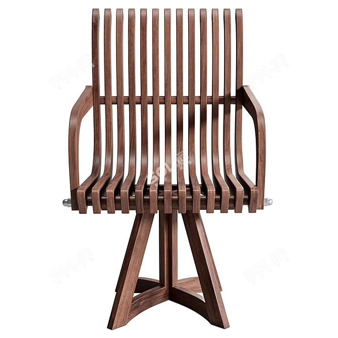 Modern Armchair Se_03 3D model image 2