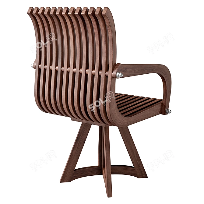 Modern Armchair Se_03 3D model image 3