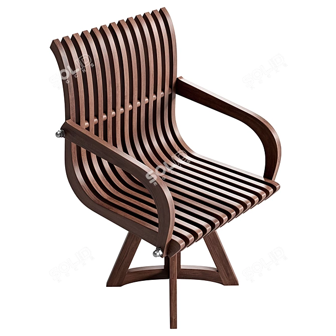 Modern Armchair Se_03 3D model image 4