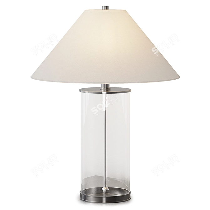 Sanders Table Lamp by Louvre Home 3D model image 3