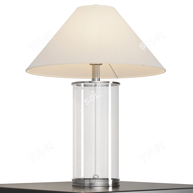 Sanders Table Lamp by Louvre Home 3D model image 5