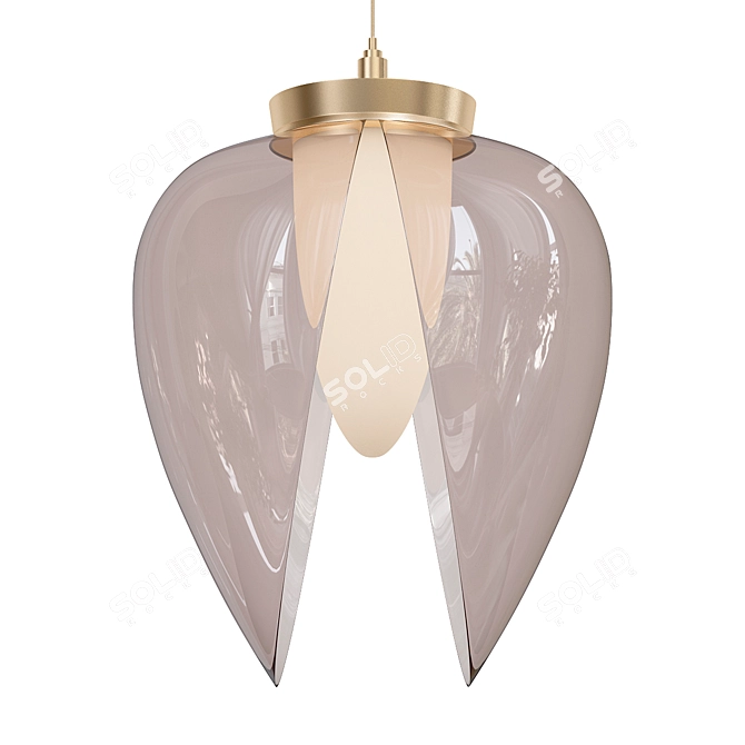 Suspended Luminaire FLOWWA 3D model image 2