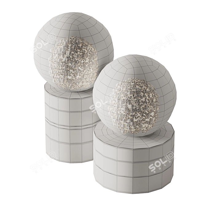 Elegant Fizi Table Lamps 3D model image 3