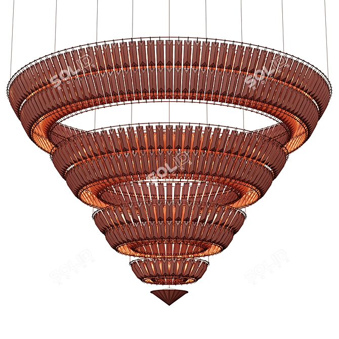 Luxury Marchetti Lab Suspension Light 3D model image 5