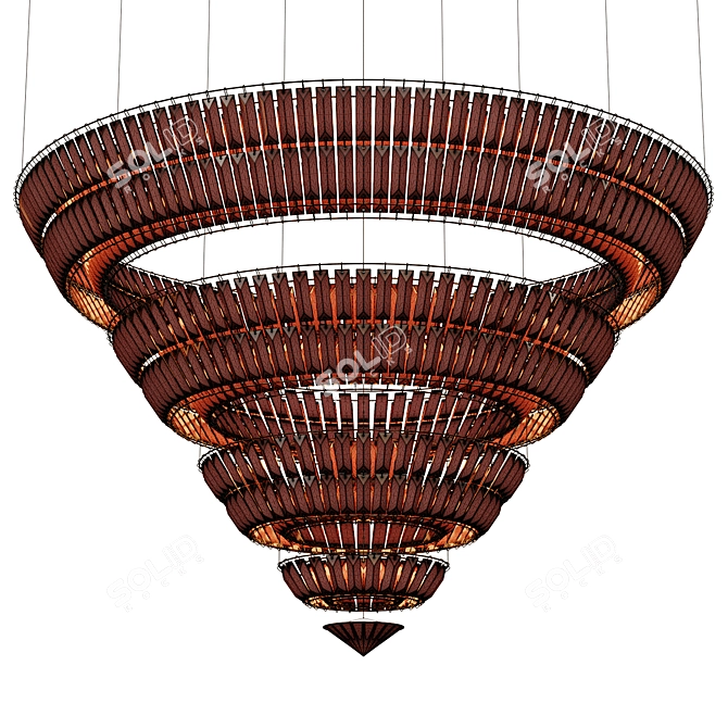 Luxury Marchetti Lab Suspension Light 3D model image 6