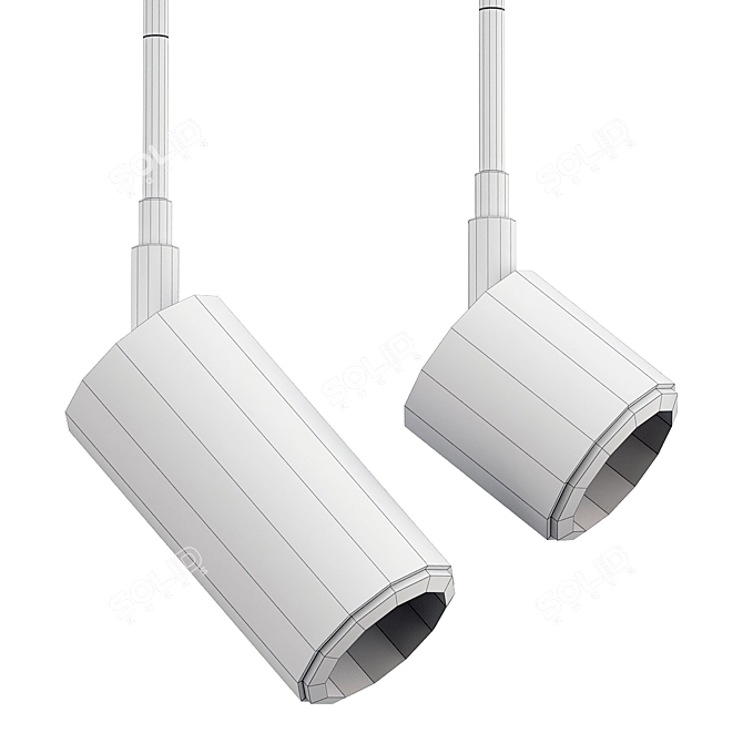 Modern Lighting Solutions: Voxel and Pixel 3D model image 2