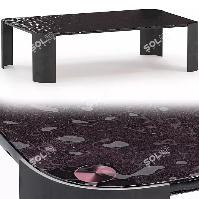 Riviera Glass Coffee Tables Collection 3D model image 2