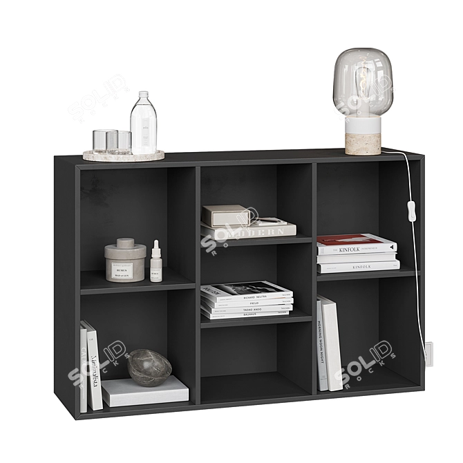 Minimalist Wall Shelf COMO 3D model image 9