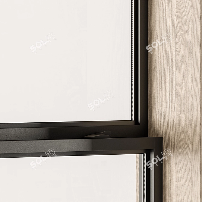 Small Window Double Hung Set 3D model image 2