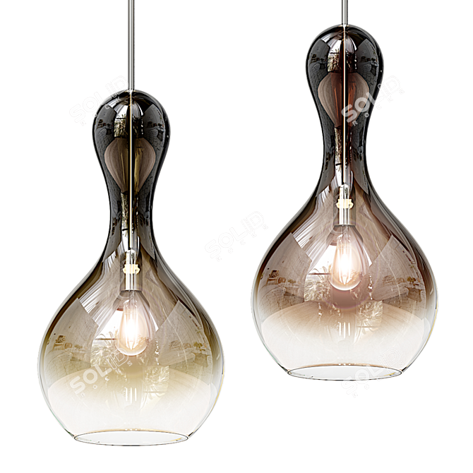 Modern Karti Pendant Light Fixtures 3D model image 1