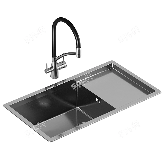 Zorg Light ZL Kitchen Sink 3D model image 1