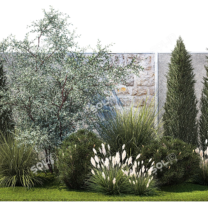 Urban Oasis Plant Collection 3D model image 3