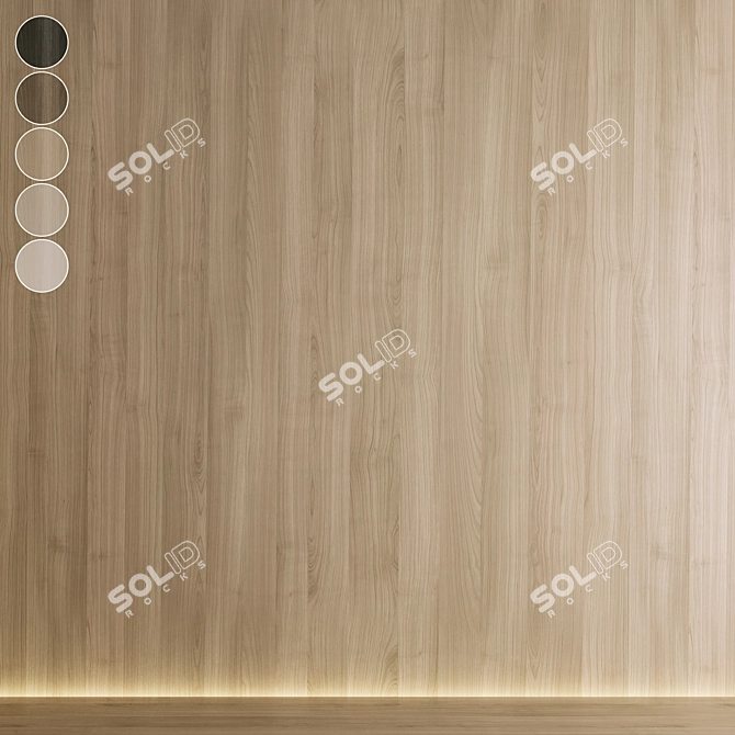  Oak Wood Seamless Texture Pack 3D model image 1