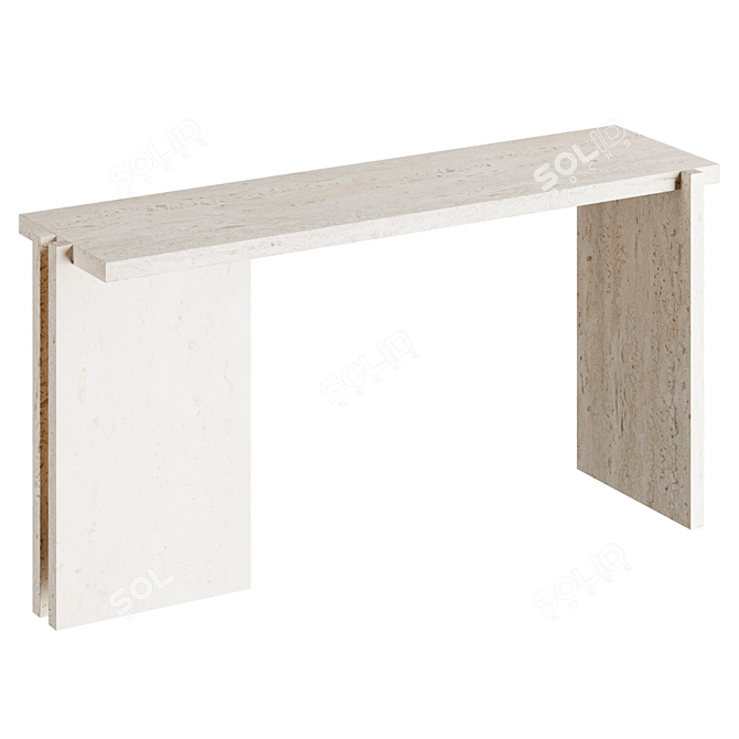 Italian Console Table CERAMICA DEL CONCA 3D model image 1