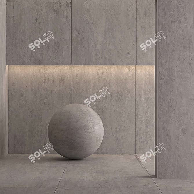 Laminam Collection of 17 Gray Textures 3D model image 2