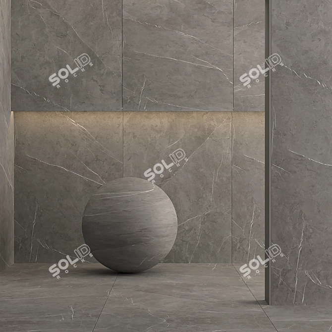 Laminam Collection of 17 Gray Textures 3D model image 5