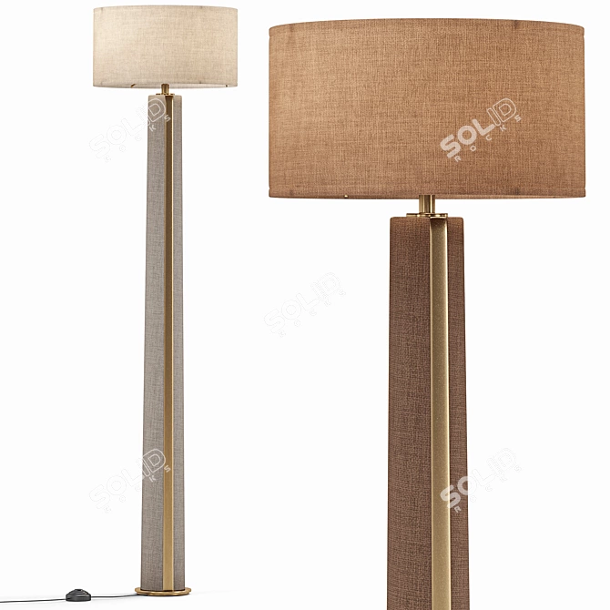 Modern Totem Floor Lamps 3D model image 1