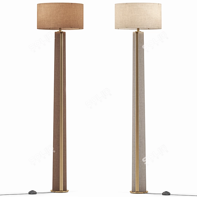 Modern Totem Floor Lamps 3D model image 3