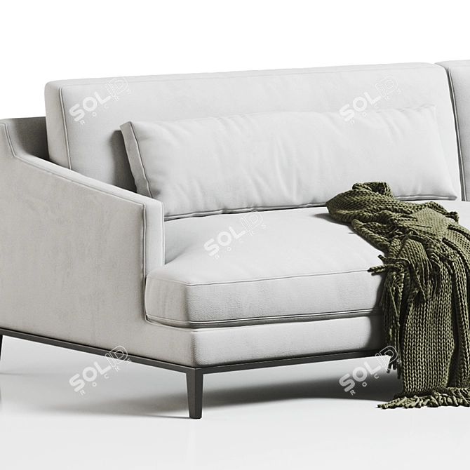 Modern Poliform Bellport Sofa 3D Model 3D model image 2