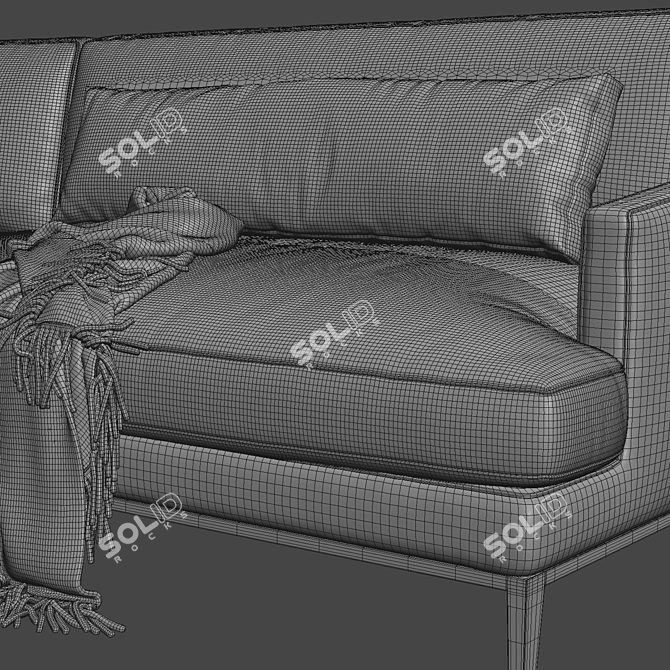 Modern Poliform Bellport Sofa 3D Model 3D model image 3