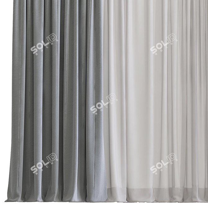 Redesigned Reconstructed Curtain 3D model image 2