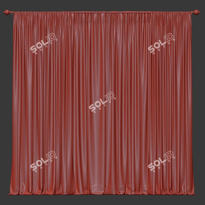 Redesigned Reconstructed Curtain 3D model image 4