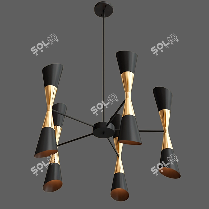 Emlen Pendant and Chandeliers Collection 3D model image 5