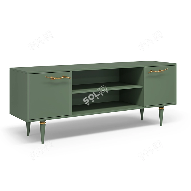 Art Kolor Matte TV Stand 3D model image 4