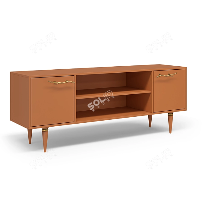 Art Kolor Matte TV Stand 3D model image 5