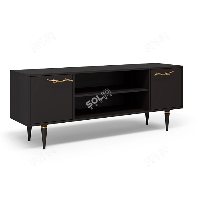 Art Kolor Matte TV Stand 3D model image 6