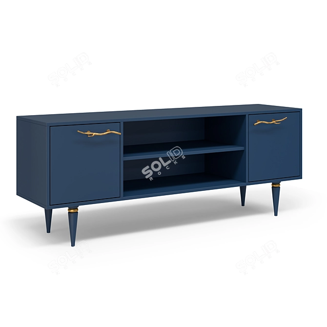 Art Kolor Matte TV Stand 3D model image 7