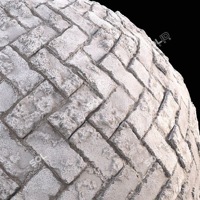 Seamless Brick Wall Texture Pack 3D model image 3