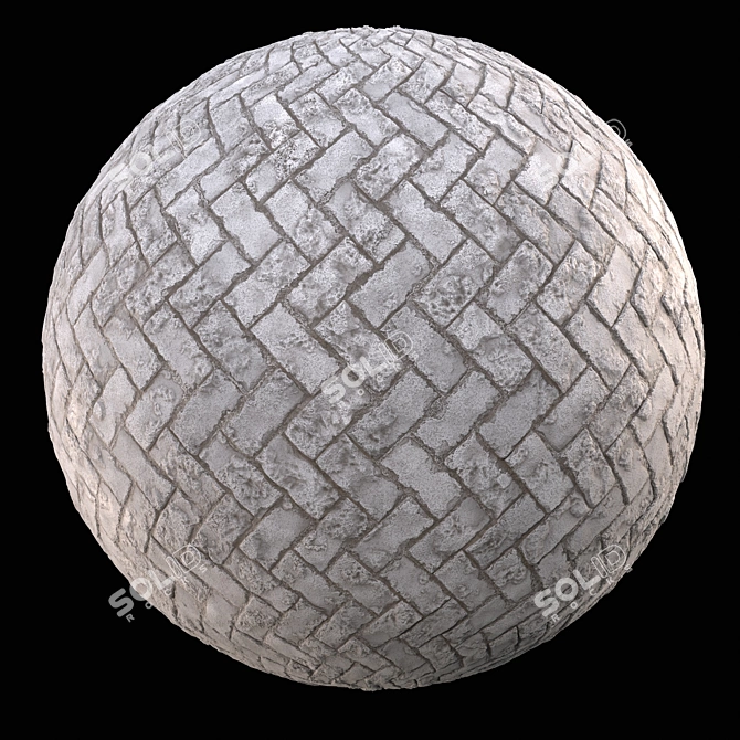 Seamless Brick Wall Texture Pack 3D model image 7