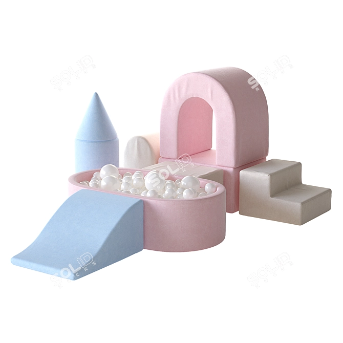 Kidkii Penguin Play Set 3D model image 2