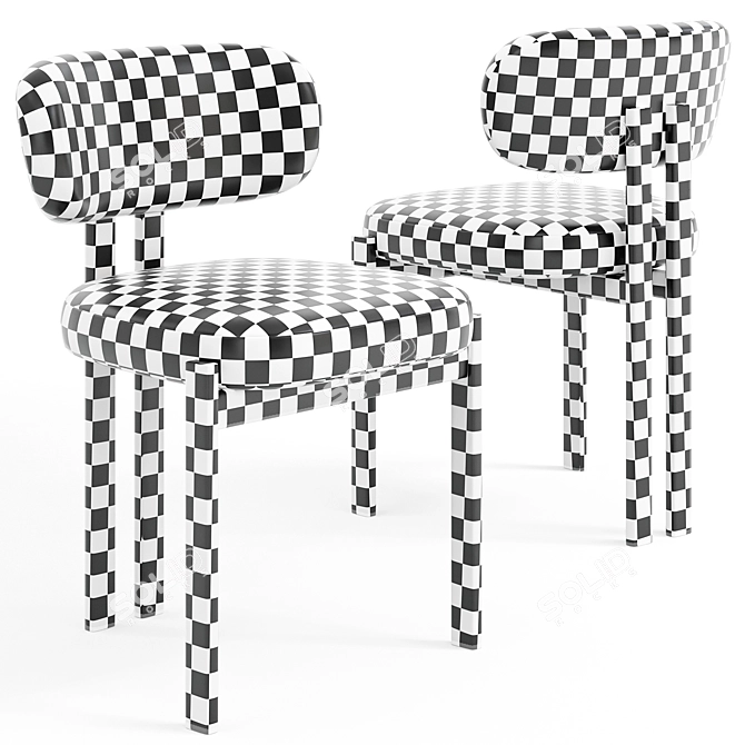 Eco-Friendly BAY Chair Design 3D model image 2