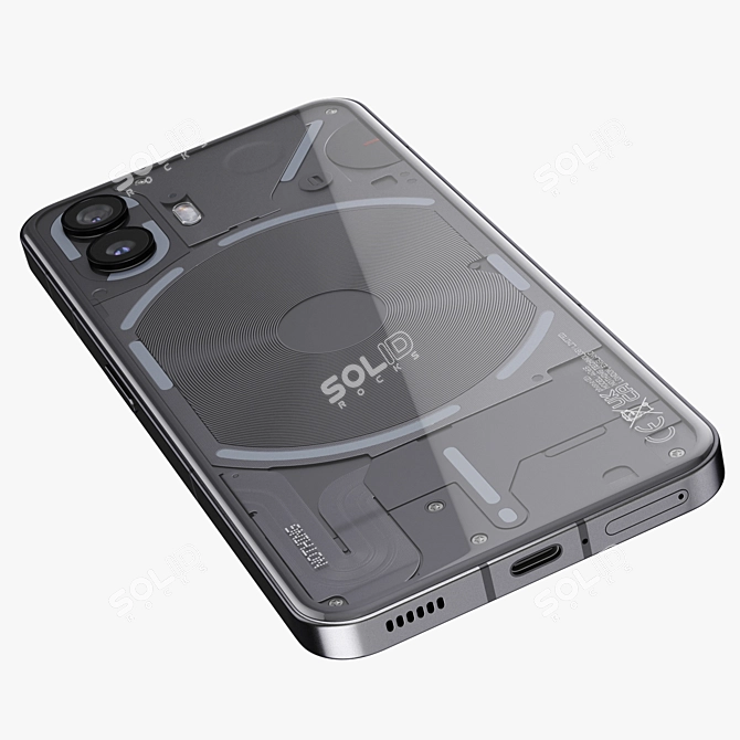 Sleek Phone 3D Model Kit 3D model image 6