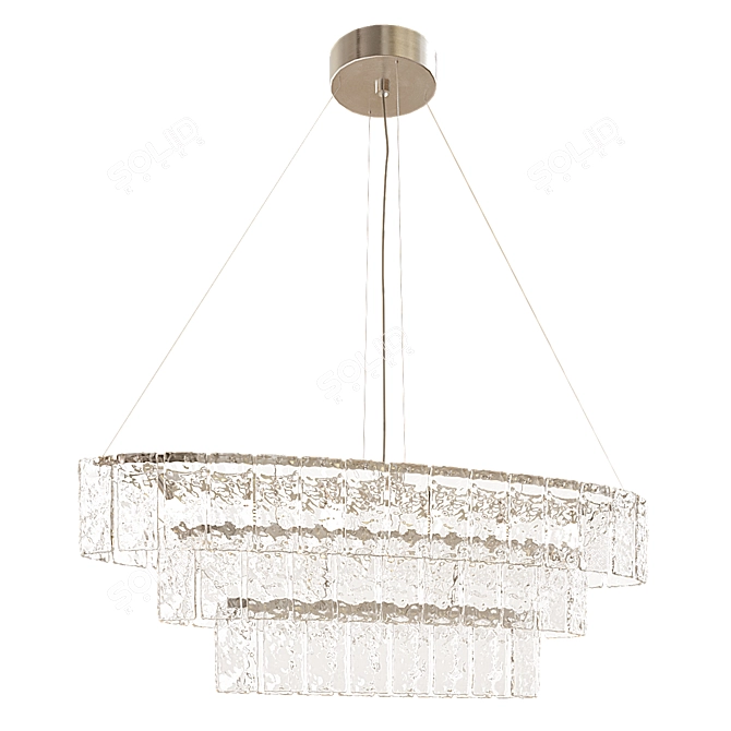 Elegant Glace 4100 S Chandelier 3D model image 2