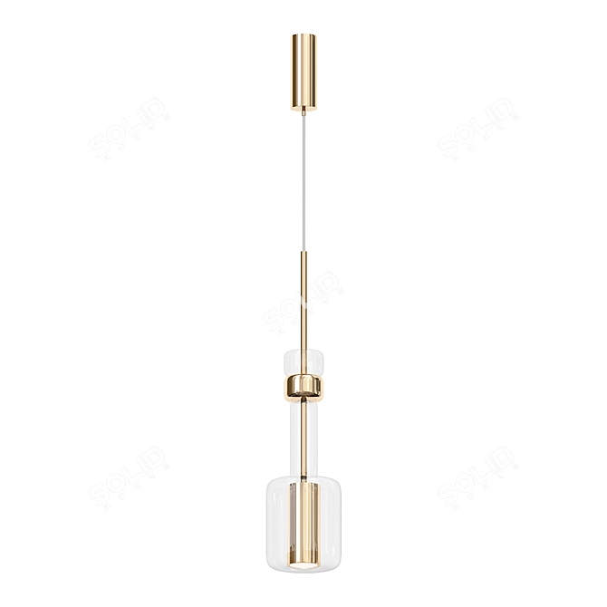  Modern Pendant Light Fixture 3D model image 2