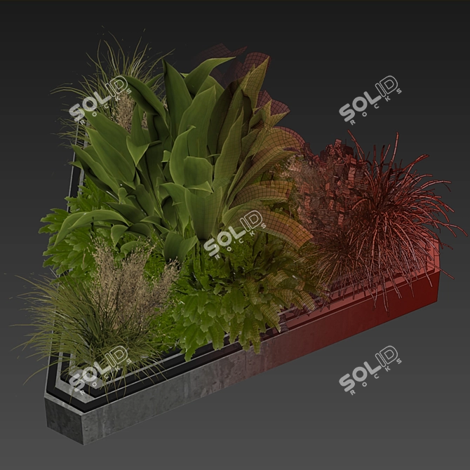 Volume 519 Garden Plant Collection 3D model image 7