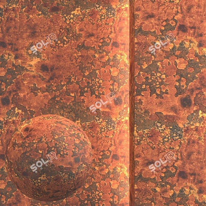 Seamless Metal Texture Pack 3D model image 1