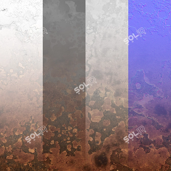 Seamless Metal Texture Pack 3D model image 2