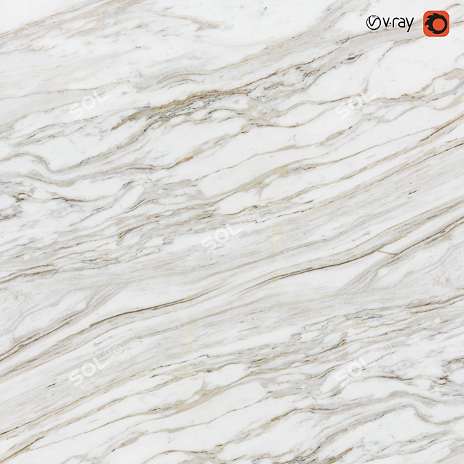 Luxury Italian Marble Texture Kit 3D model image 2